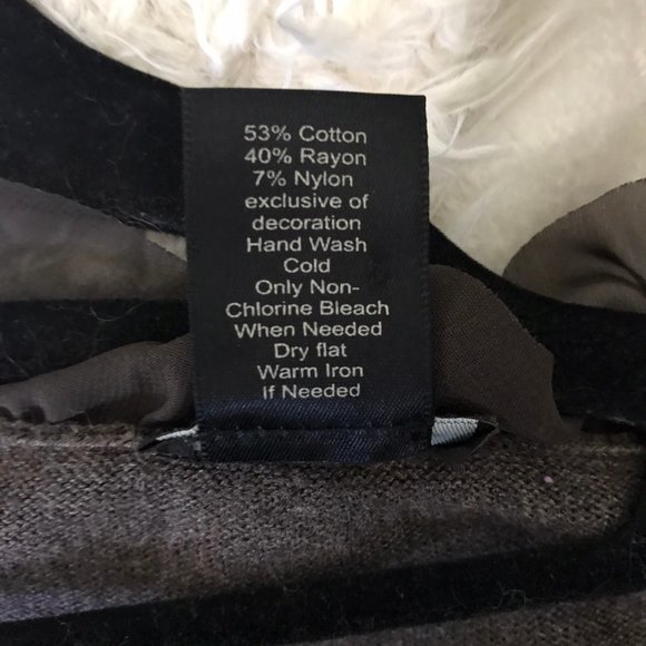 ANN TAYLOR ruffle cardigan XS chocolate brown - Picture 5 of 8